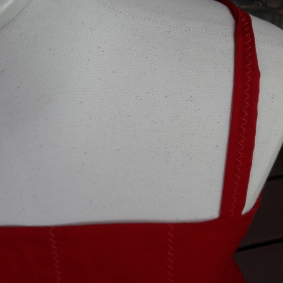 Ann Taylor straps red dress size 4 - Picture 4 of 5